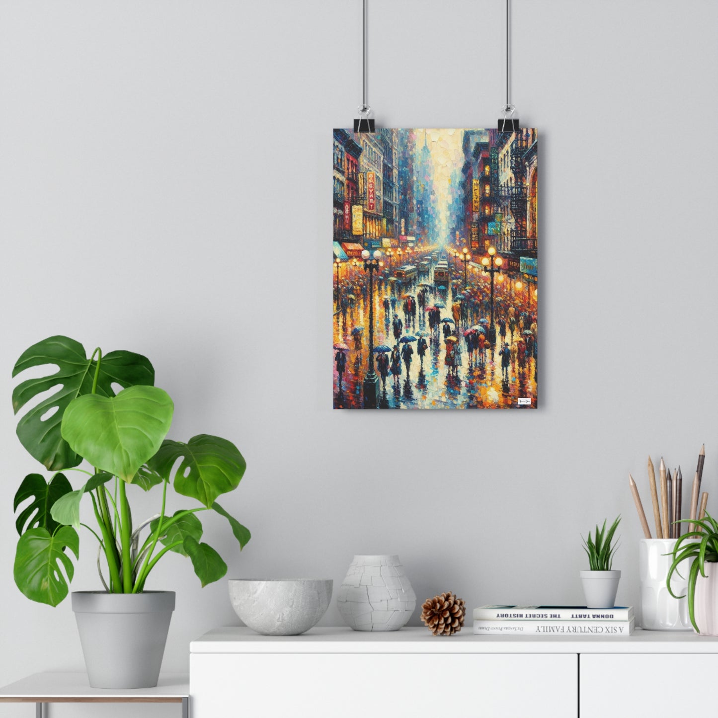 Giclée Art Print - New York Rain - Vivienne Grace