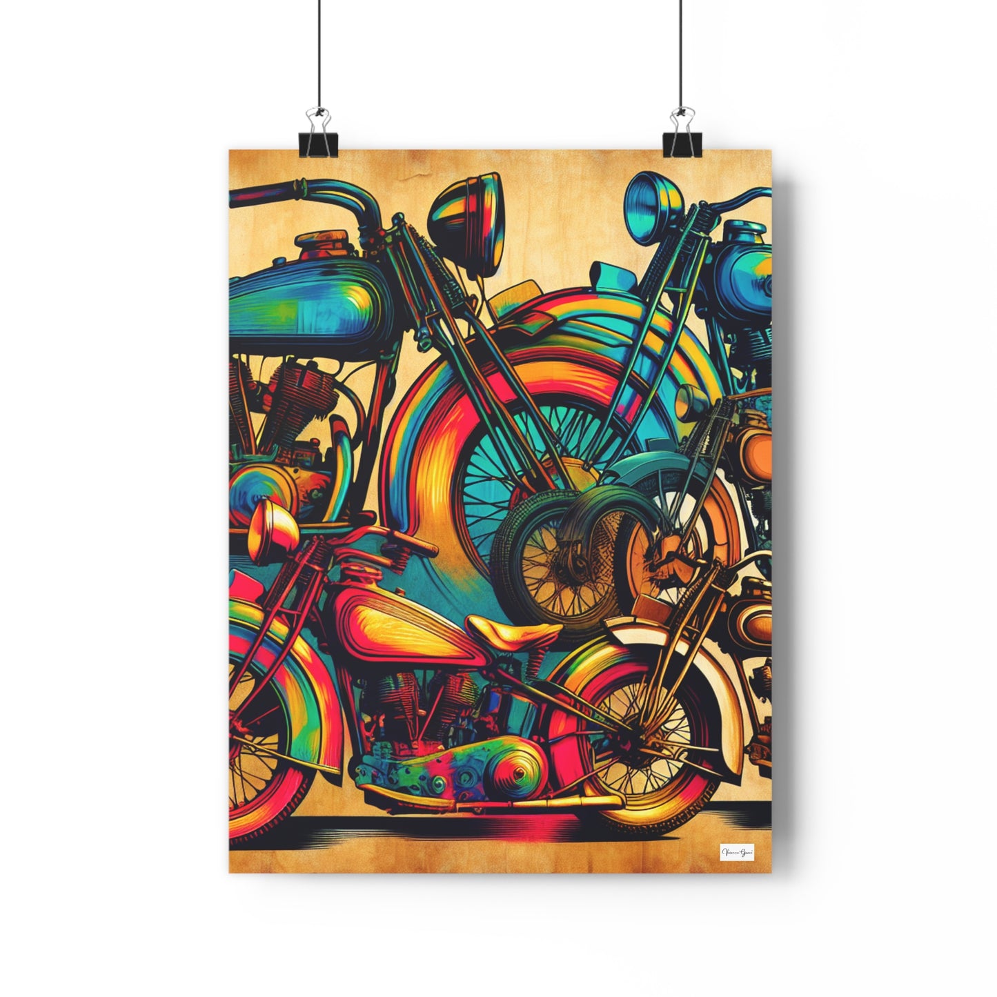 Giclée Art Print - Motorcycles - Vivienne Grace