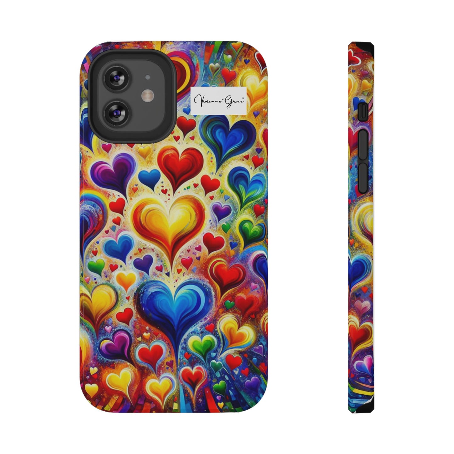 IPhone - Impact-Resistant Case - BRIGHT HEARTS - Vivienne Grace