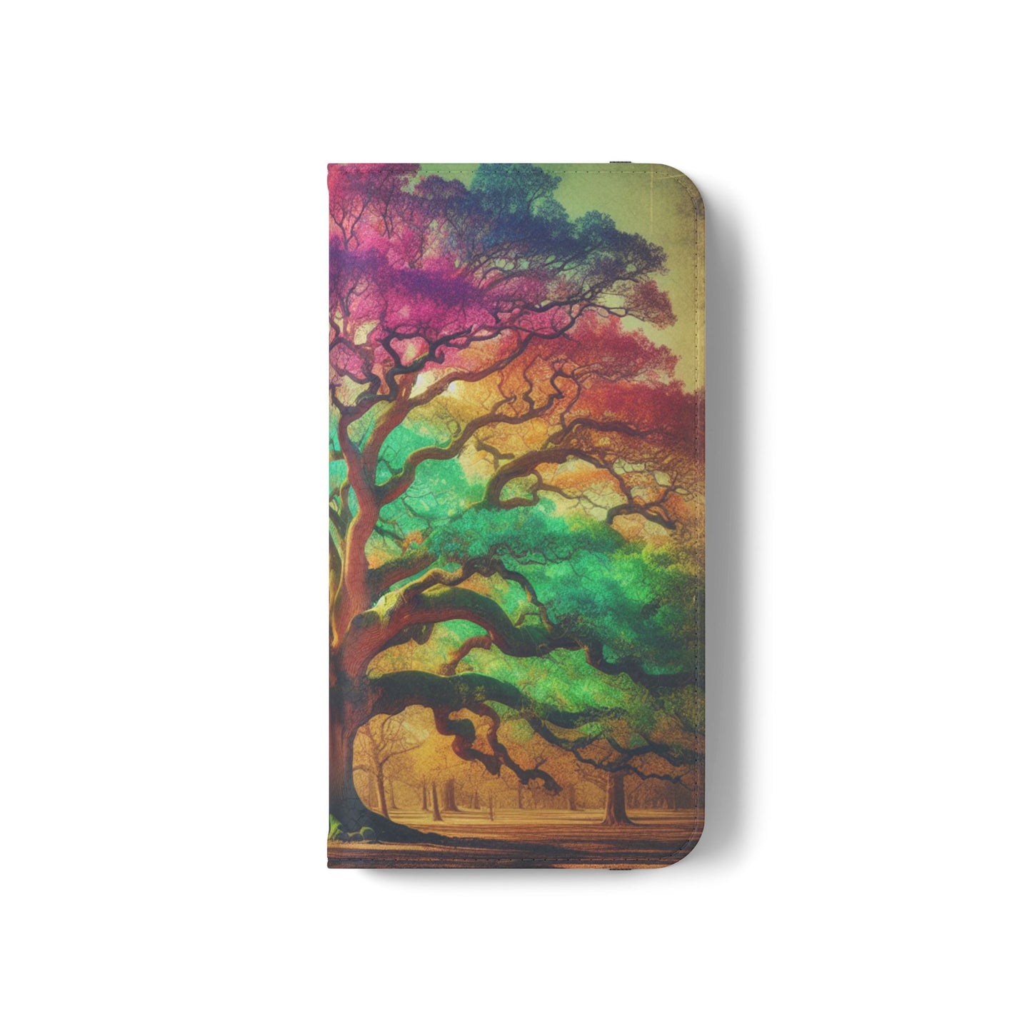 IPhone - Flip Case - COLORFUL OAK - Vivienne Grace
