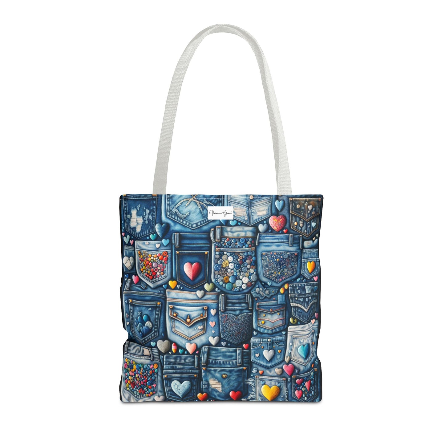 Tote Bag - BLUE JEANS - Vivienne Grace