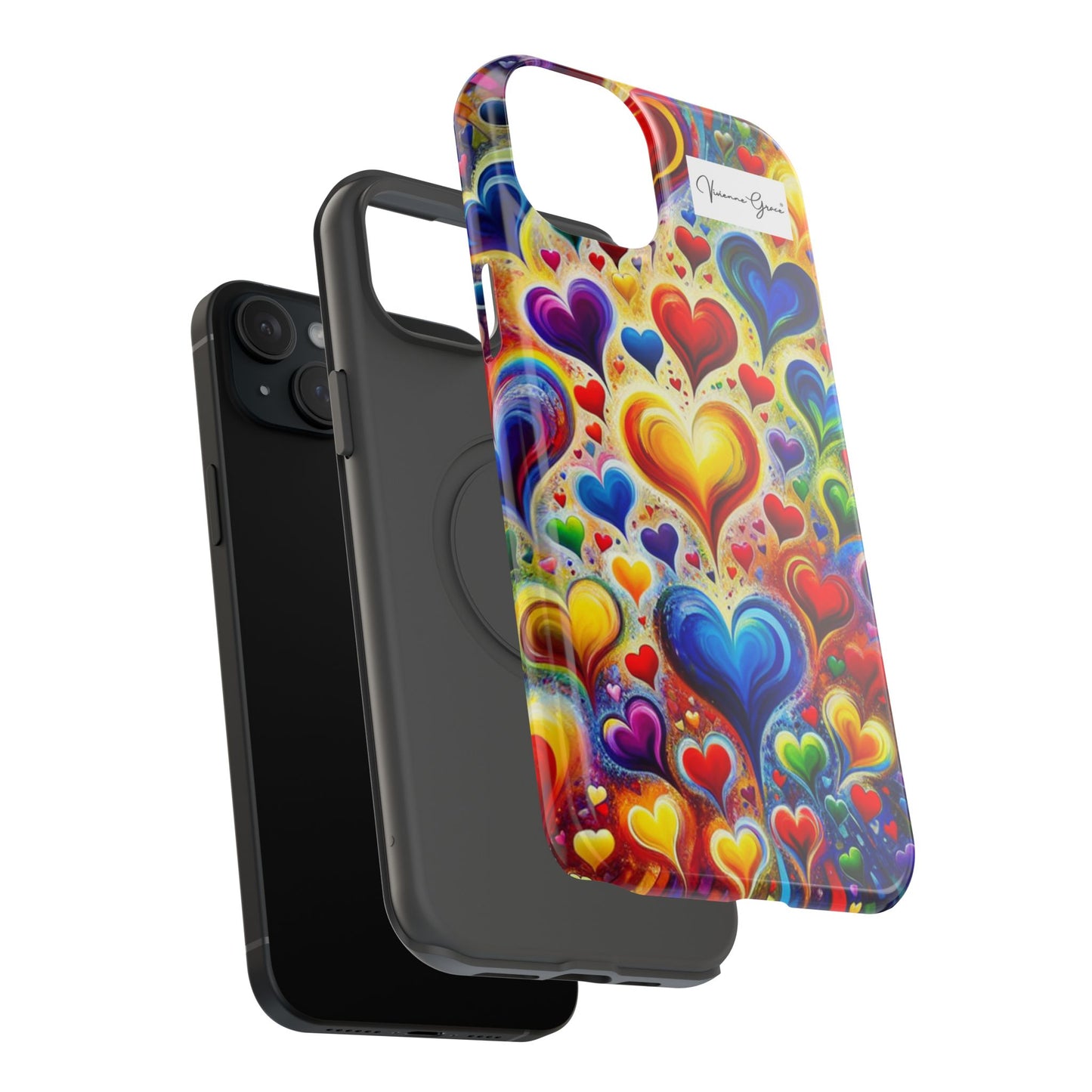 IPhone - Impact-Resistant Case - BRIGHT HEARTS - Vivienne Grace