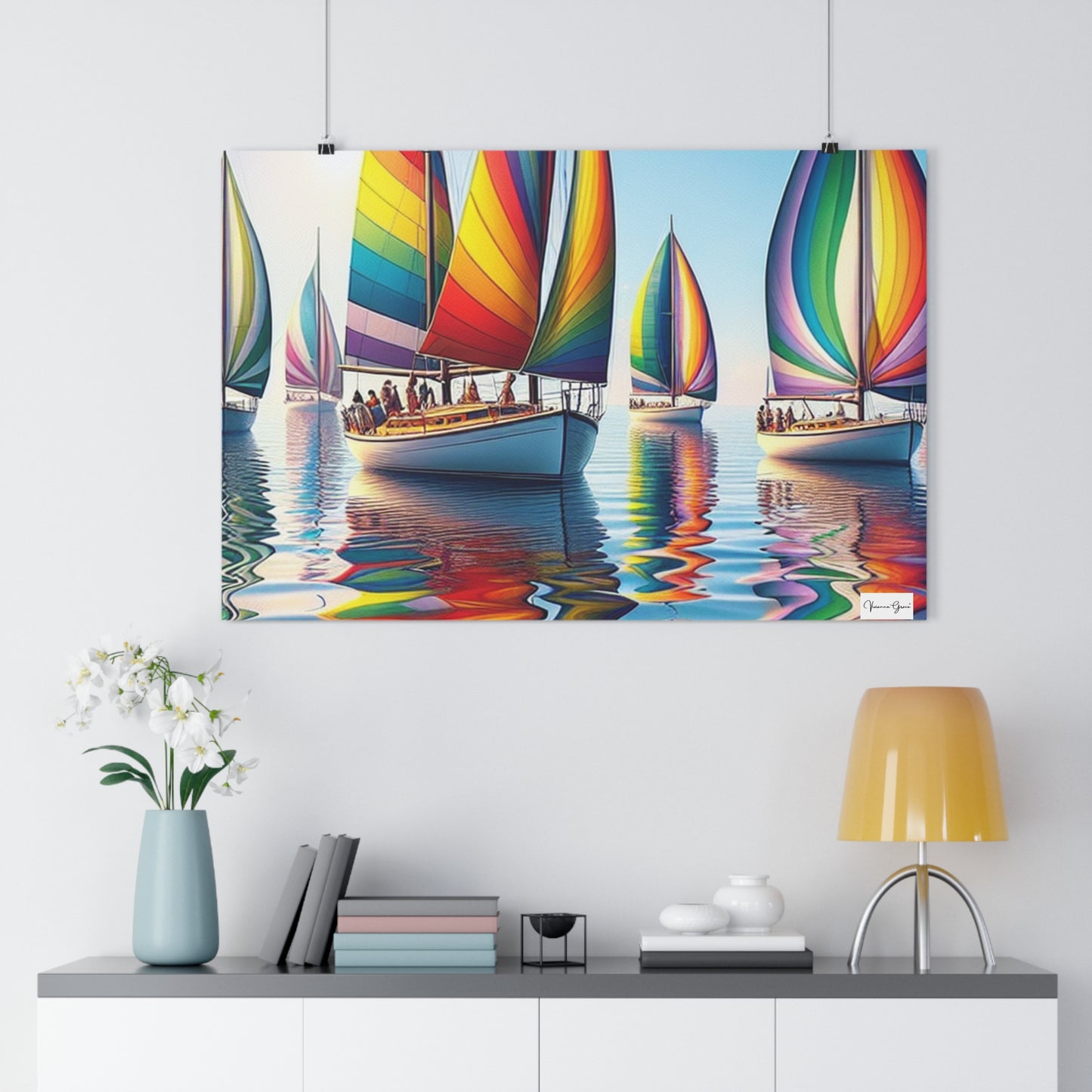 Giclée Art Print - SAILBOATS - Vivienne Grace