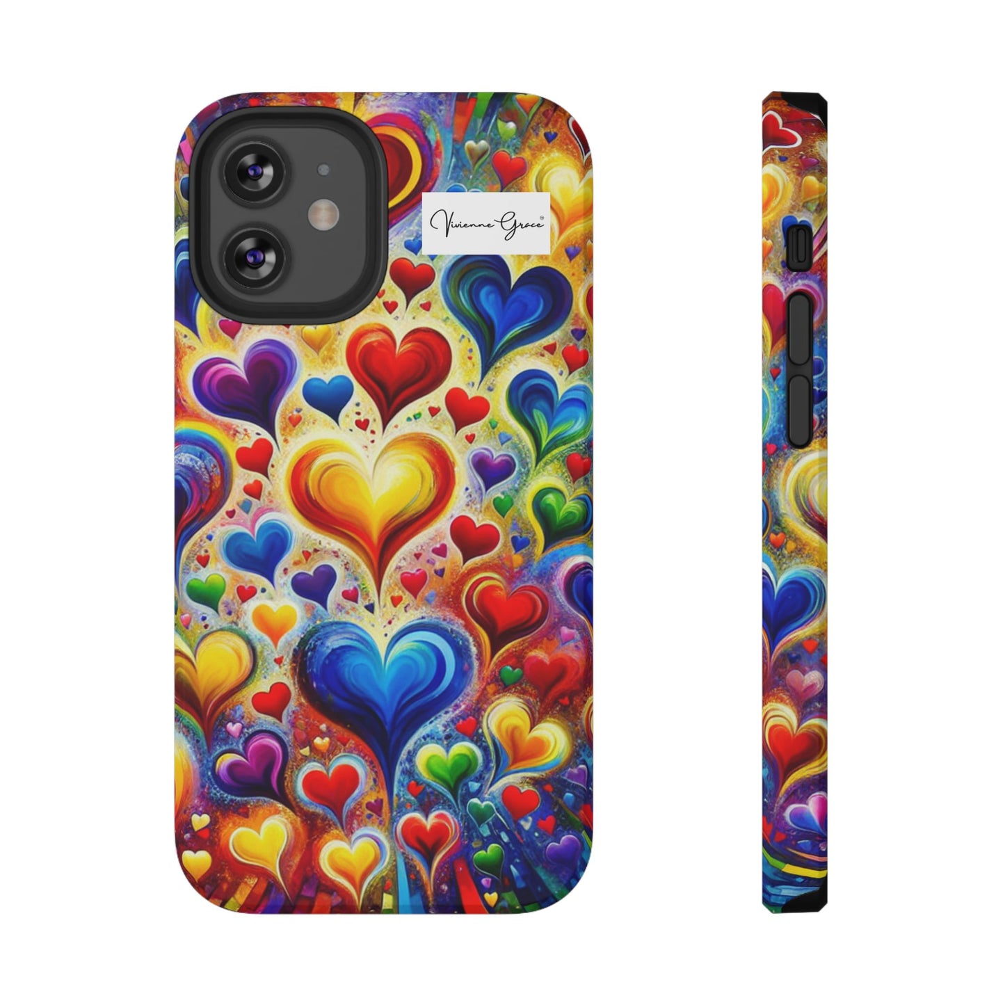 IPhone - Impact-Resistant Case - BRIGHT HEARTS - Vivienne Grace