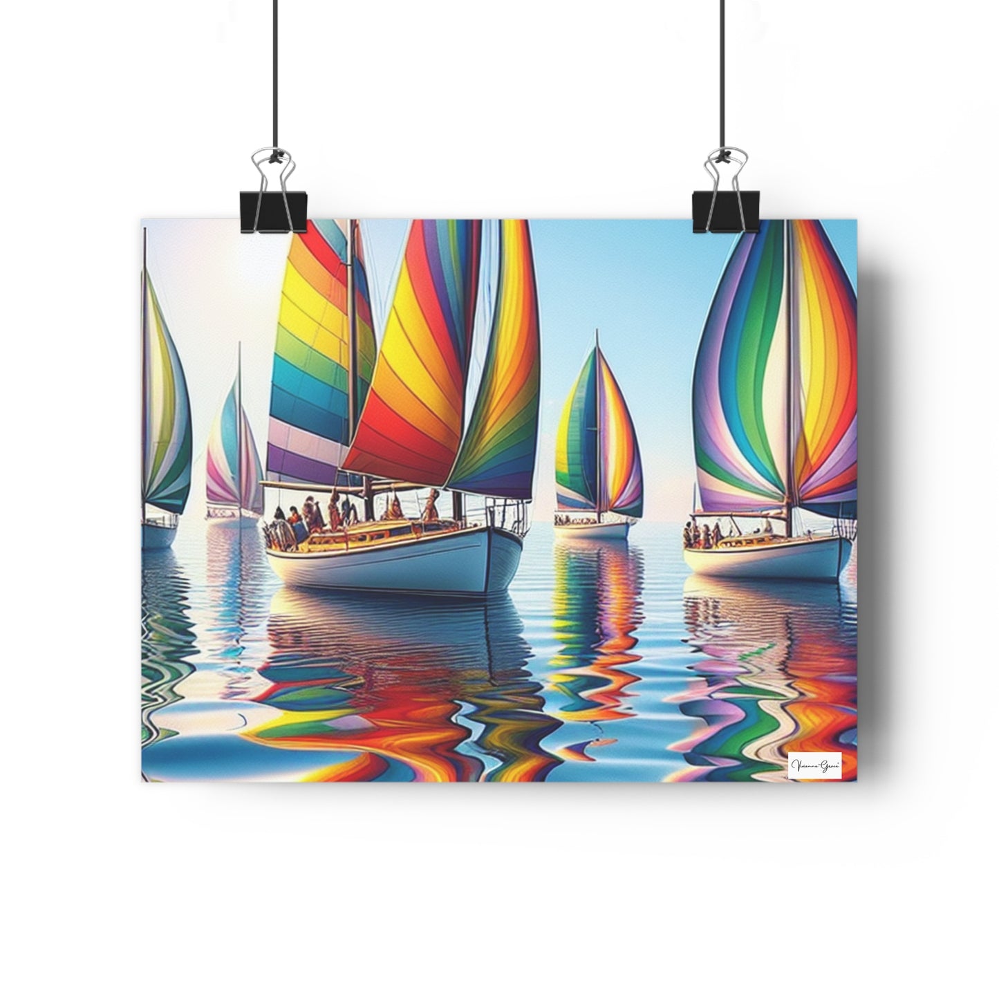 Giclée Art Print - SAILBOATS - Vivienne Grace
