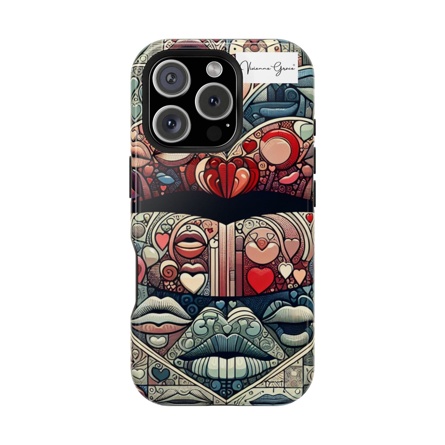 IPhone - Impact-Resistant Cases - BLUE LIPS - Vivienne Grace