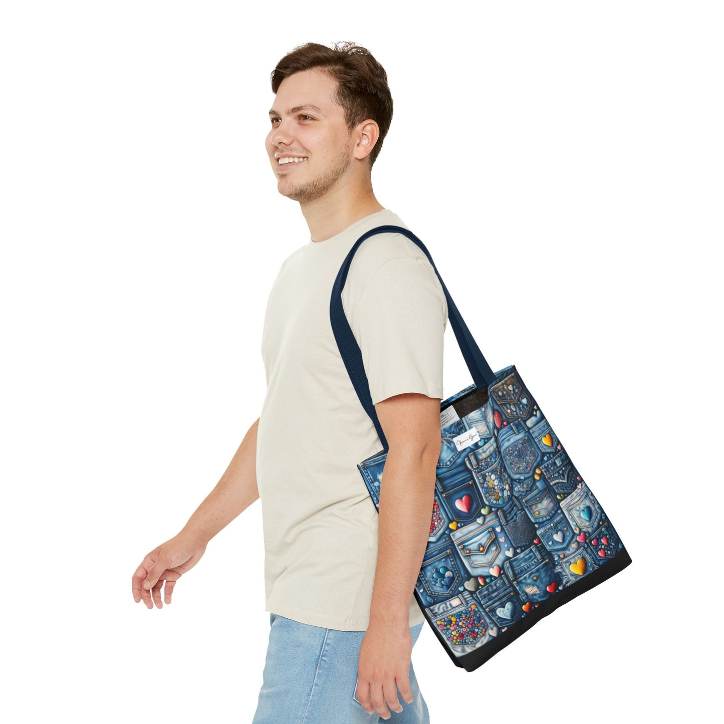 Tote Bag - BLUE JEANS - Vivienne Grace