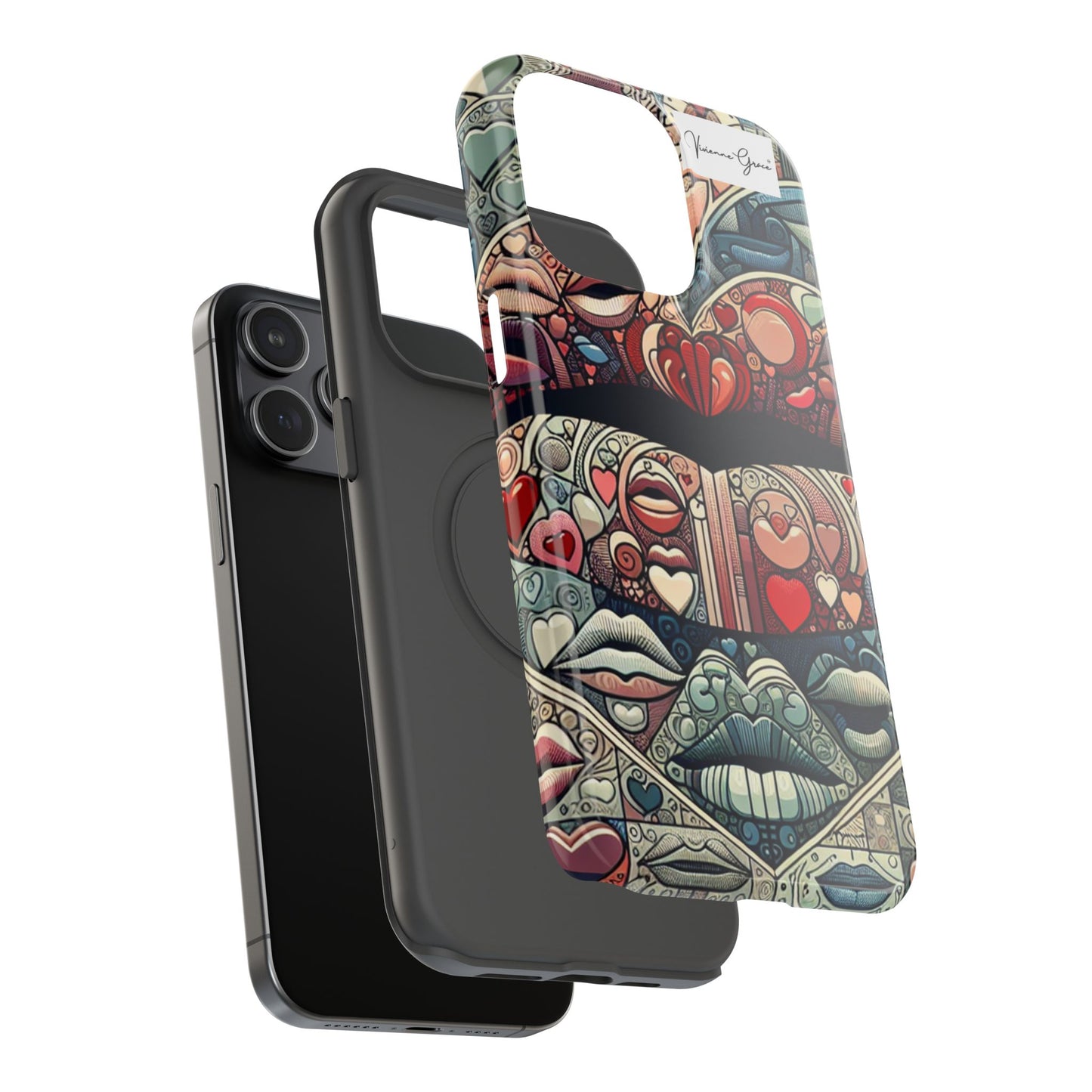 IPhone - Impact-Resistant Cases - BLUE LIPS - Vivienne Grace