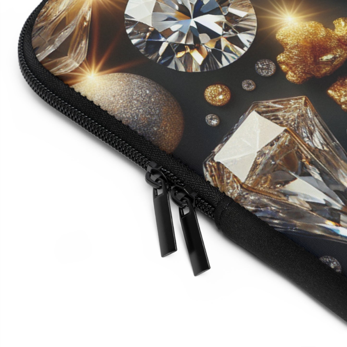 Laptop Sleeve - DIAMONDS & GOLD - Vivienne Grace