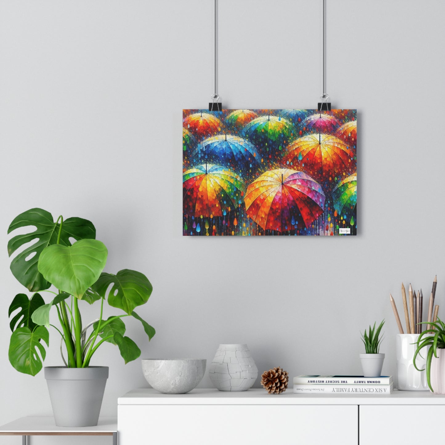 Giclée Art Print - Umbrellas - Vivienne Grace