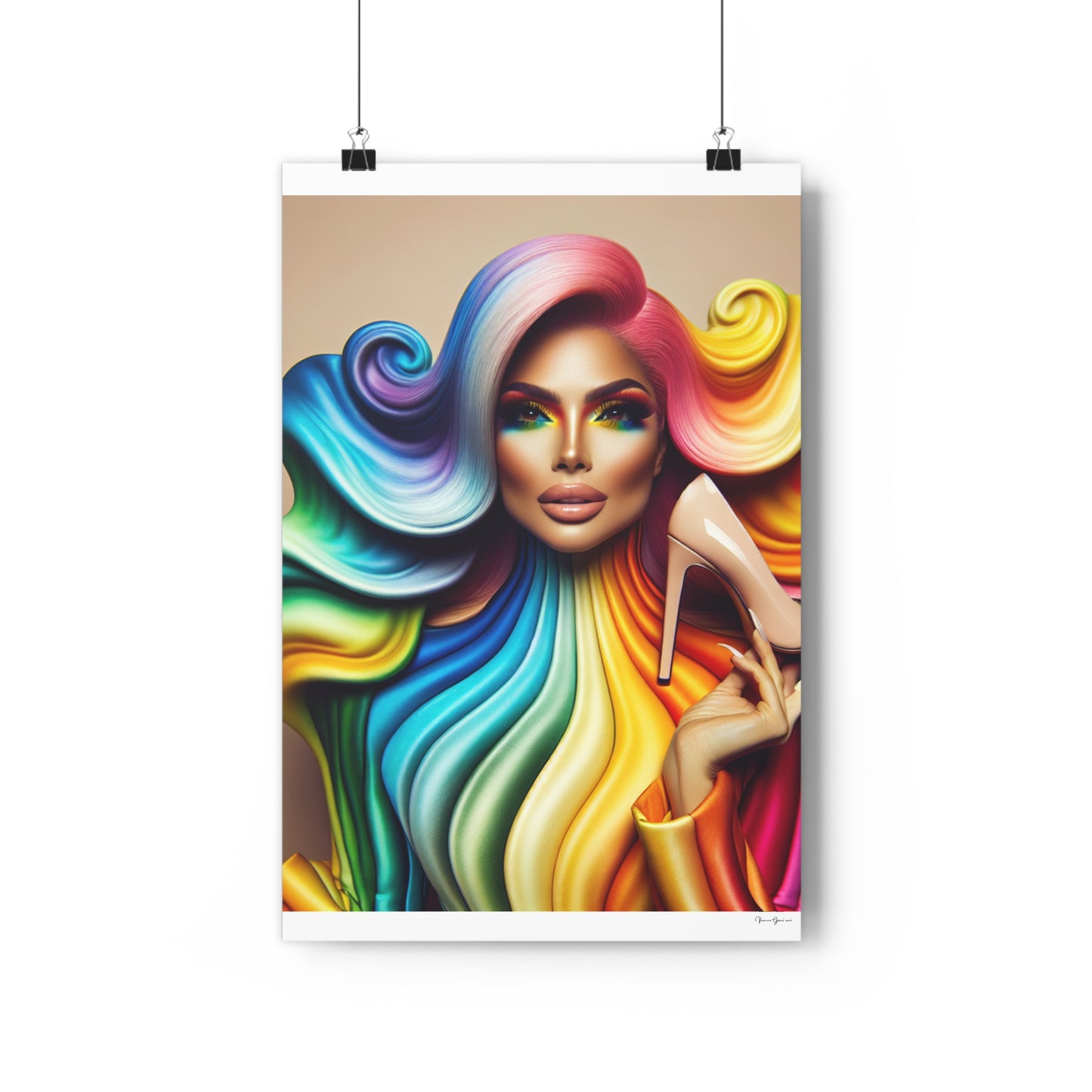 Giclée Art Print - Glamorous - Vivienne Grace