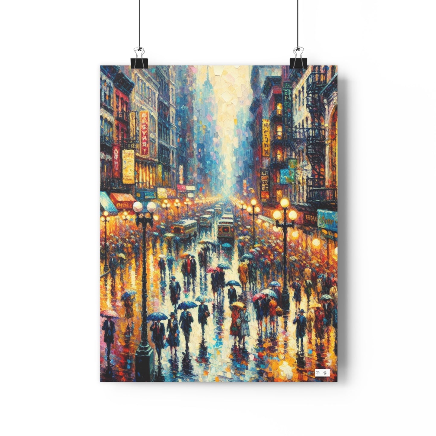 Giclée Art Print - New York Rain - Vivienne Grace