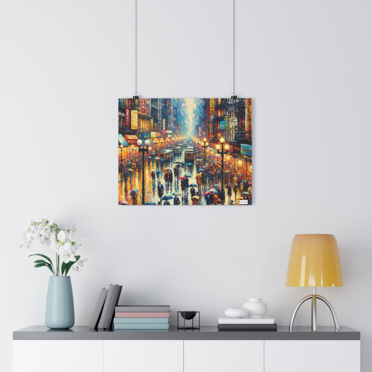 Giclée Art Print - New York Rain - Vivienne Grace