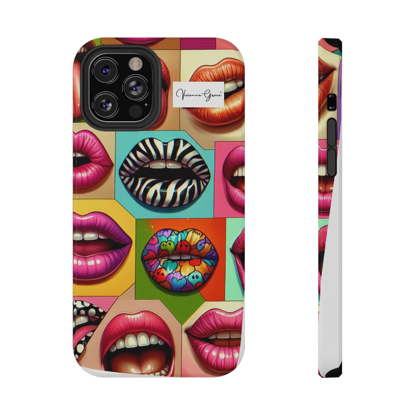 IPhone - Impact-Resistant Case - LIPS - Vivienne Grace