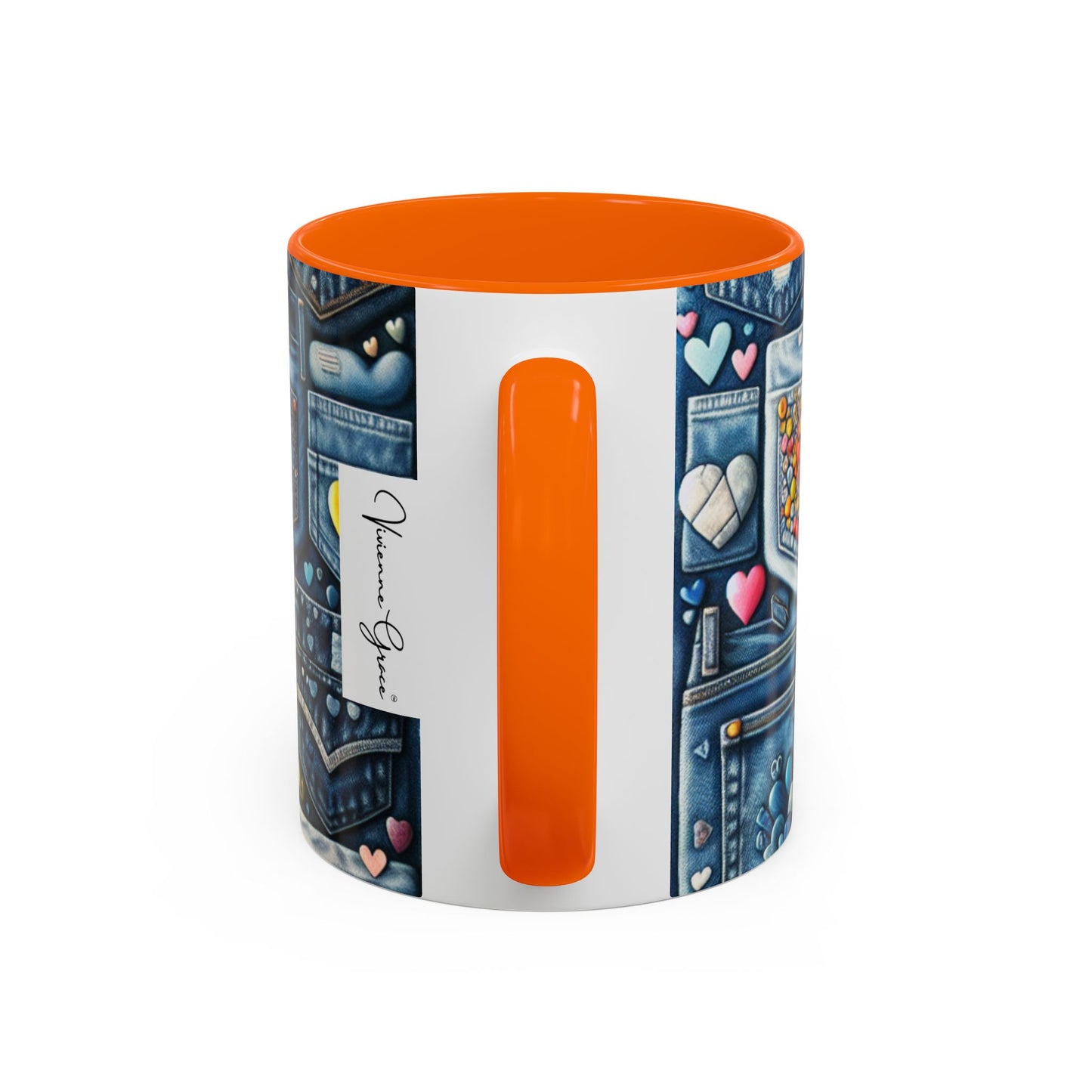 Accent Coffee Mug - BLUE JEANS - Vivienne Grace