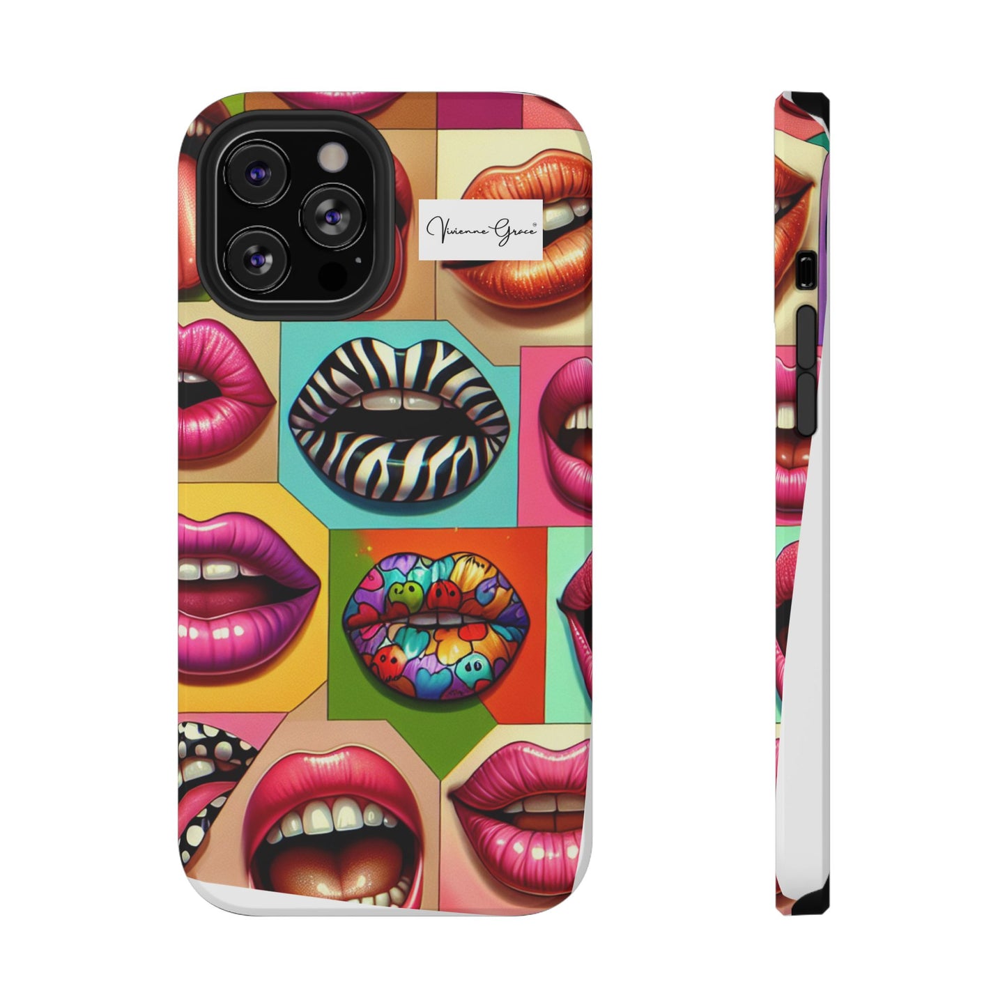 IPhone - Impact-Resistant Case - LIPS - Vivienne Grace