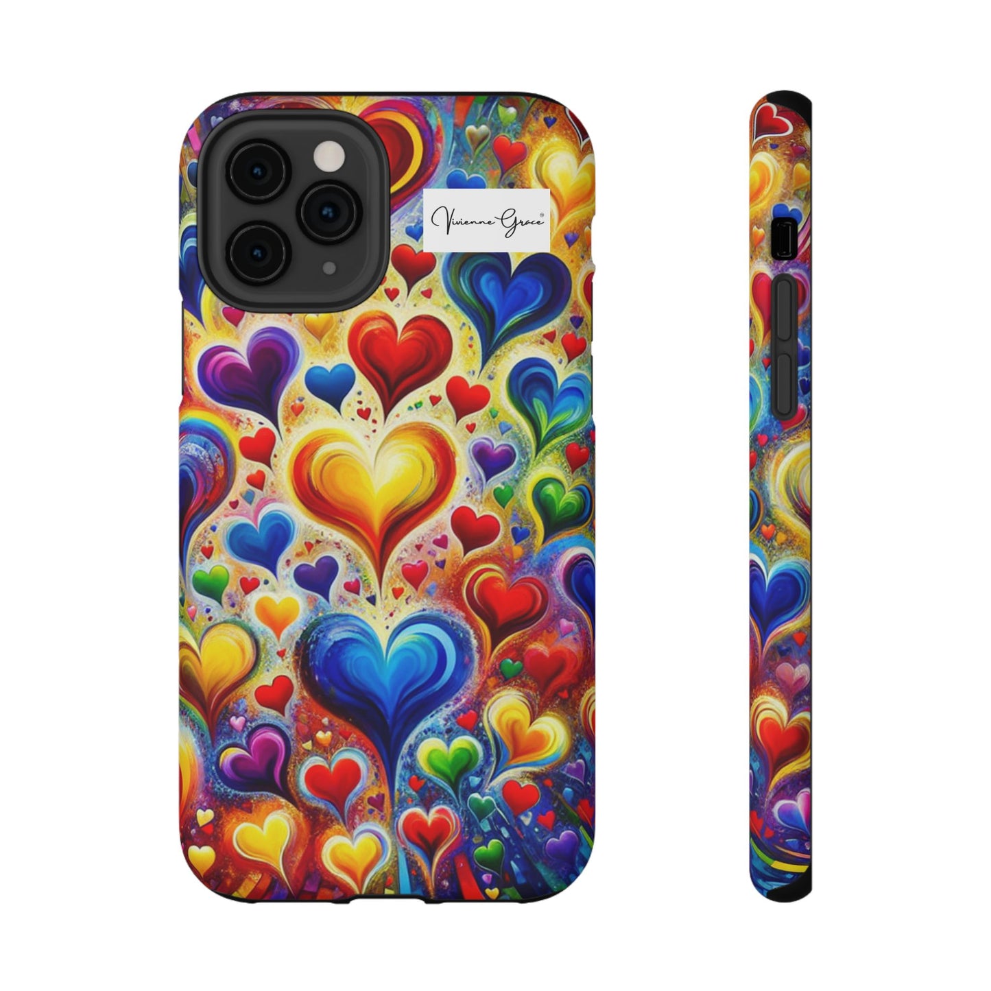 IPhone - Impact-Resistant Case - BRIGHT HEARTS - Vivienne Grace