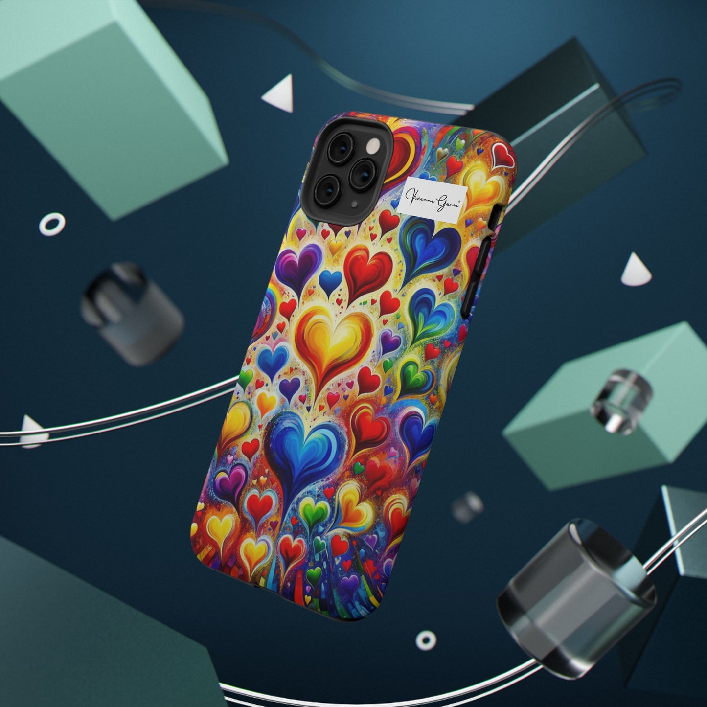 IPhone - Impact-Resistant Case - BRIGHT HEARTS - Vivienne Grace