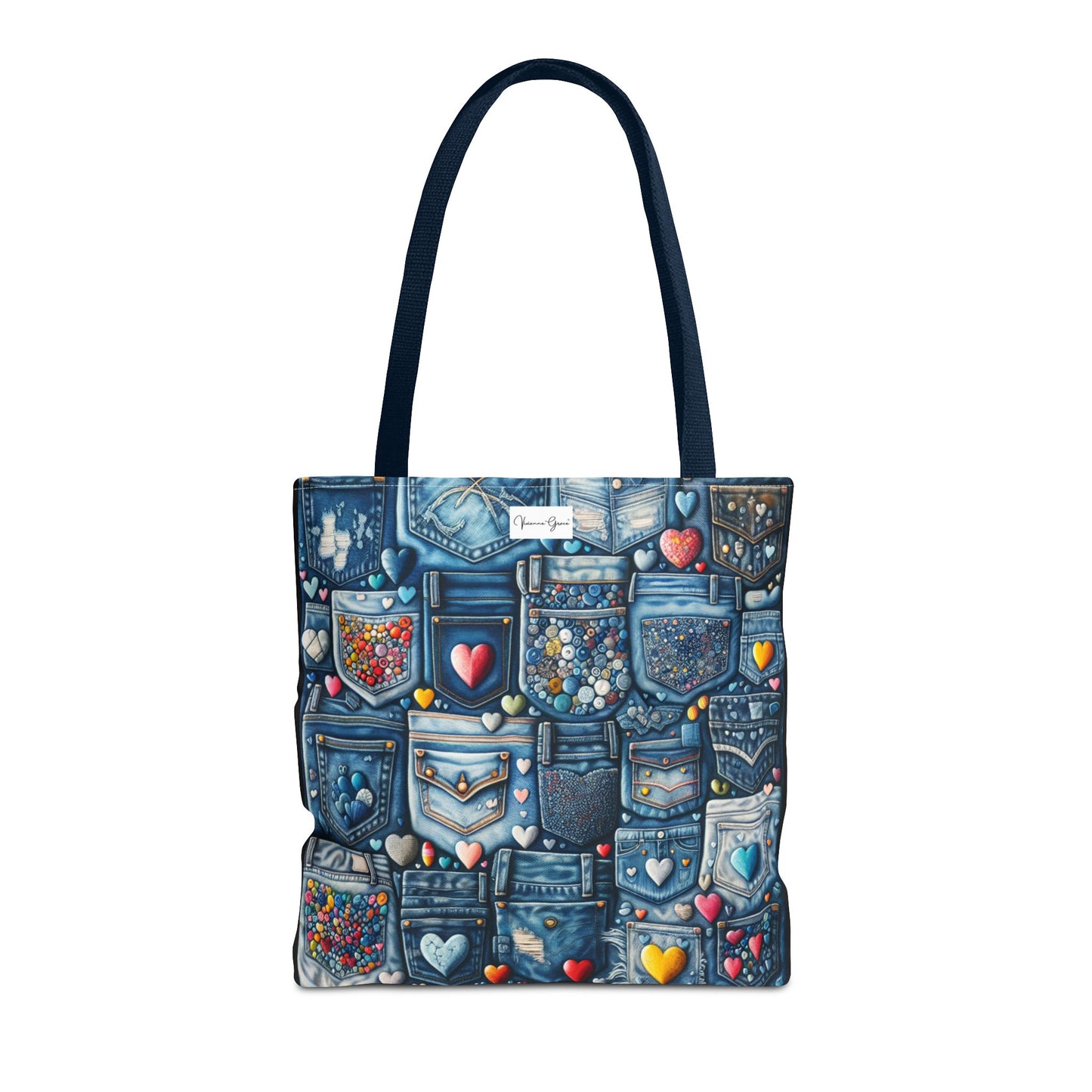 Tote Bag - BLUE JEANS - Vivienne Grace