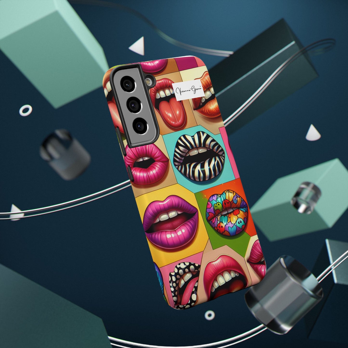 Samsung Galaxy - Impact-Resistant Case - LIPS - Vivienne Grace