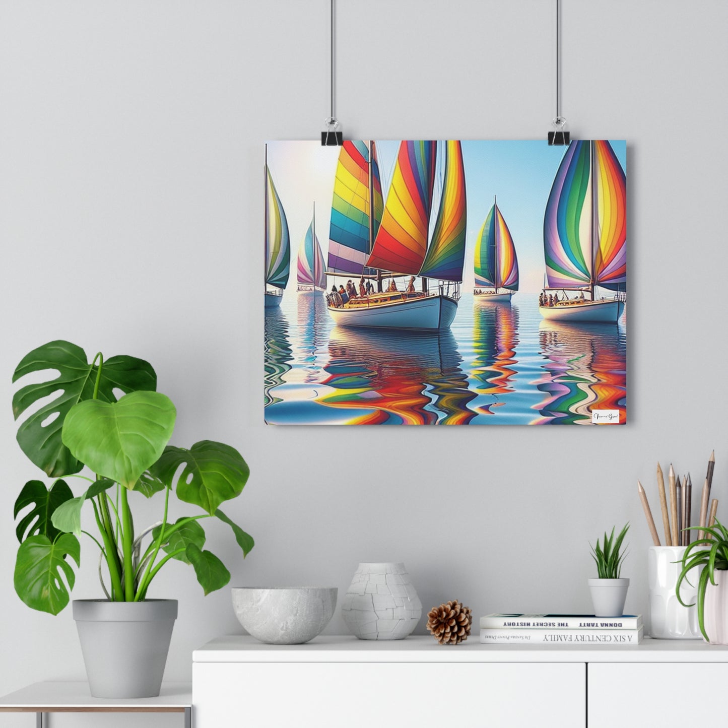 Giclée Art Print - SAILBOATS - Vivienne Grace