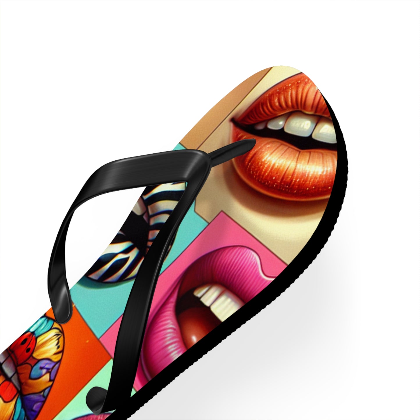 Flip Flops - LIPS - Vivienne Grace