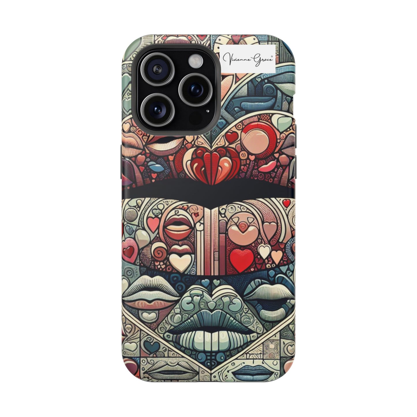 IPhone - Impact-Resistant Cases - BLUE LIPS - Vivienne Grace