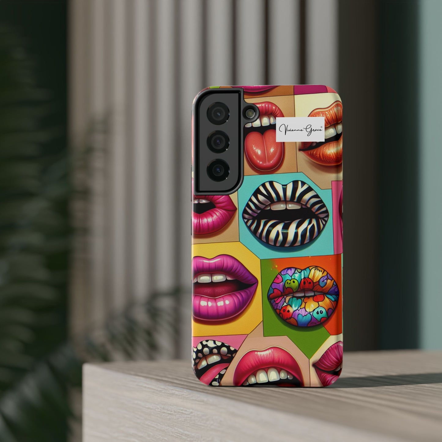 Samsung Galaxy - Impact-Resistant Case - LIPS - Vivienne Grace