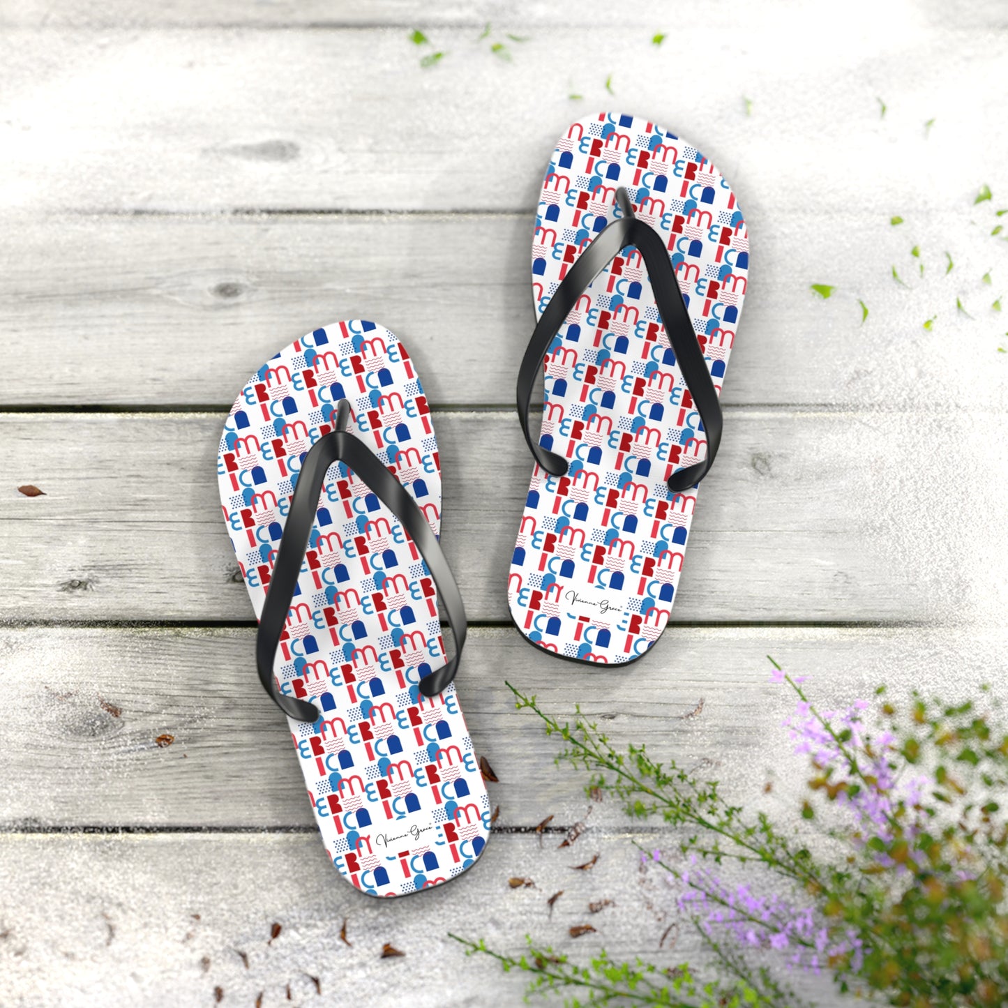 Flip Flops - AMERICA - Vivienne Grace