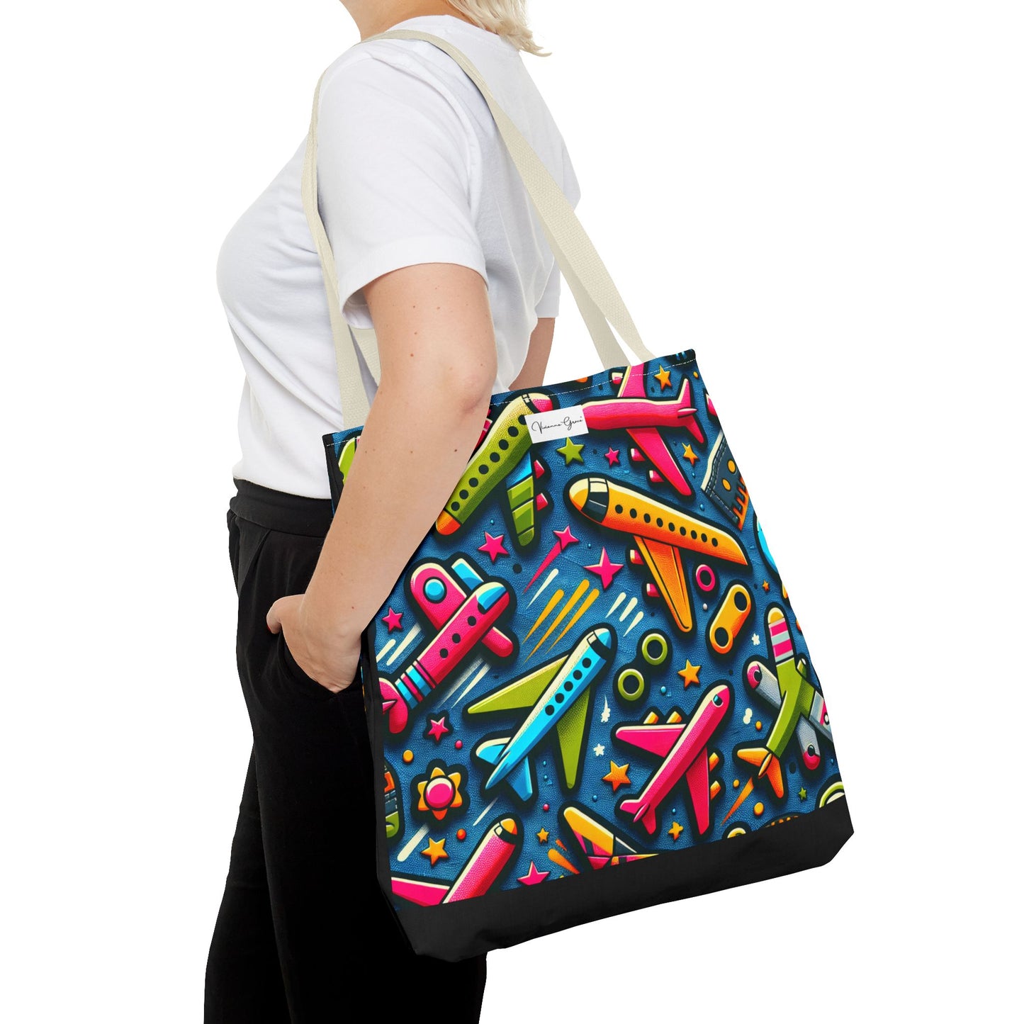 Tote Bag - AIRPLANES - Vivienne Grace