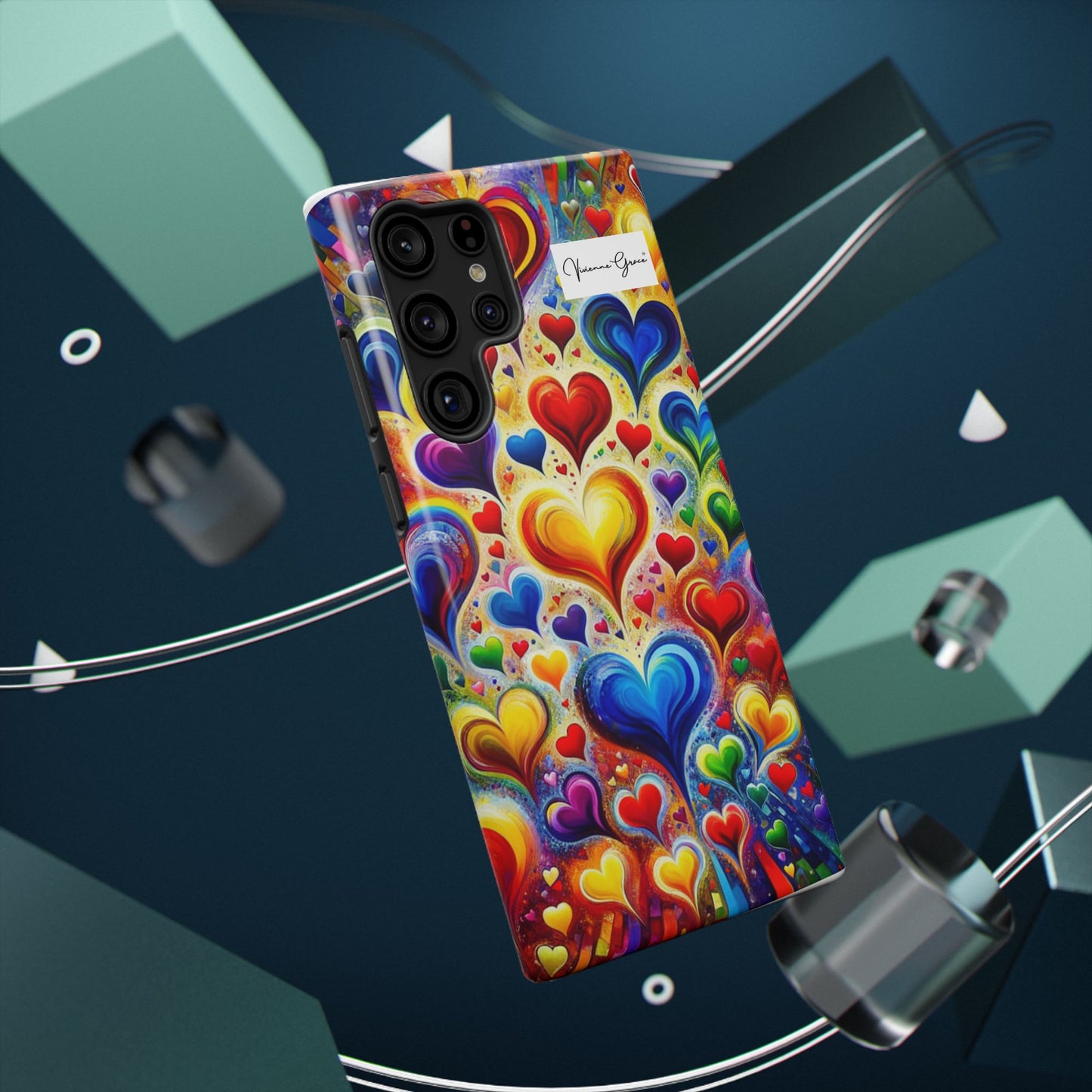 Samsung Galaxy - Impact-Resistant Case - BRIGHT HEARTS - Vivienne Grace