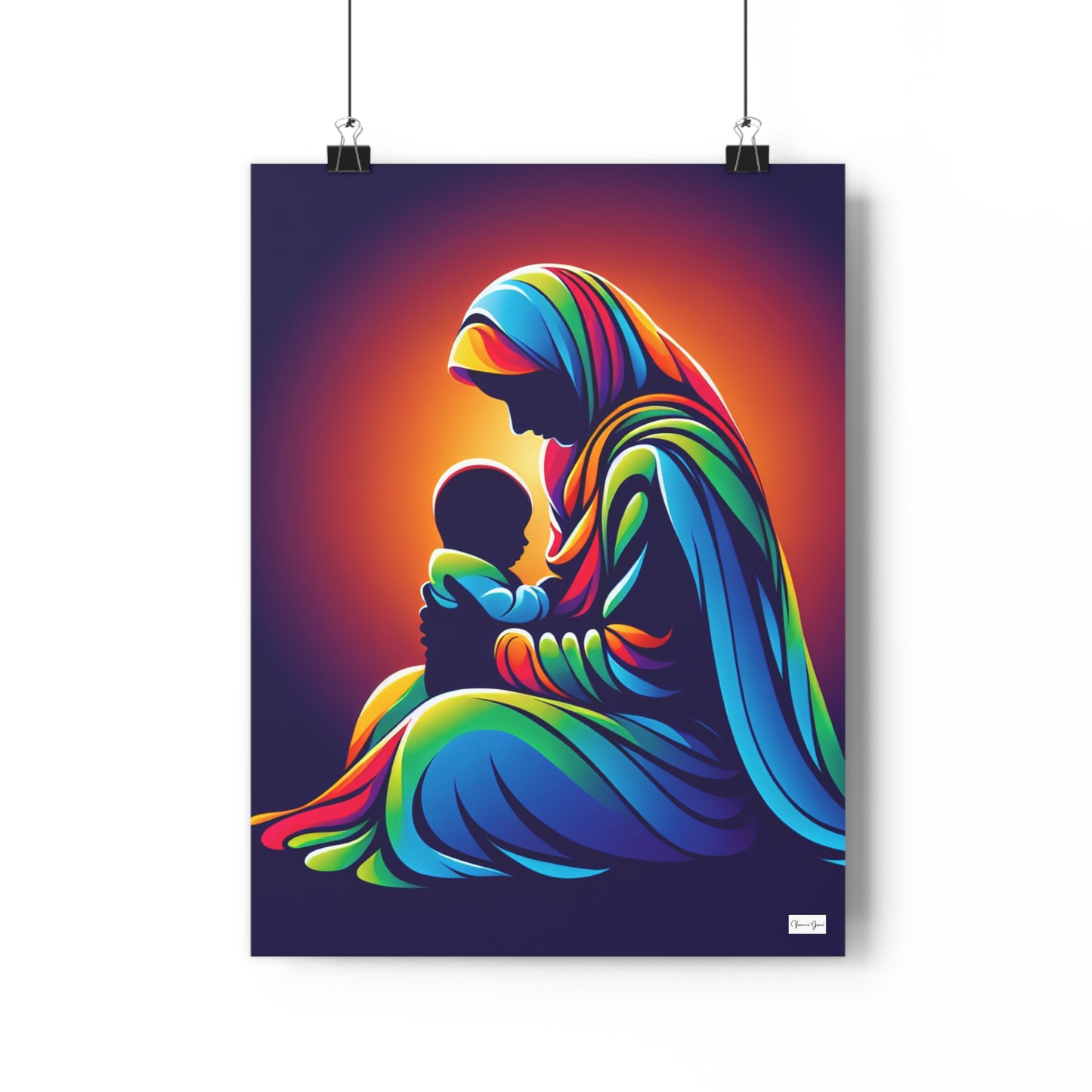 Giclée Art Print - Loving Mother - Vivienne Grace