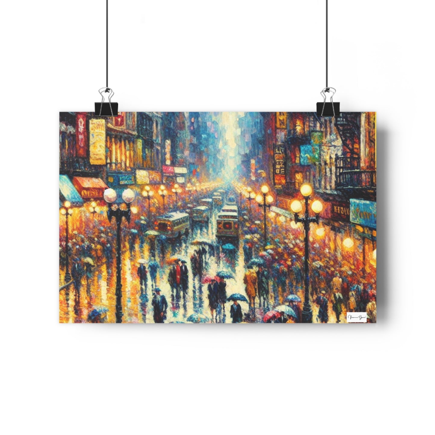 Giclée Art Print - New York Rain - Vivienne Grace