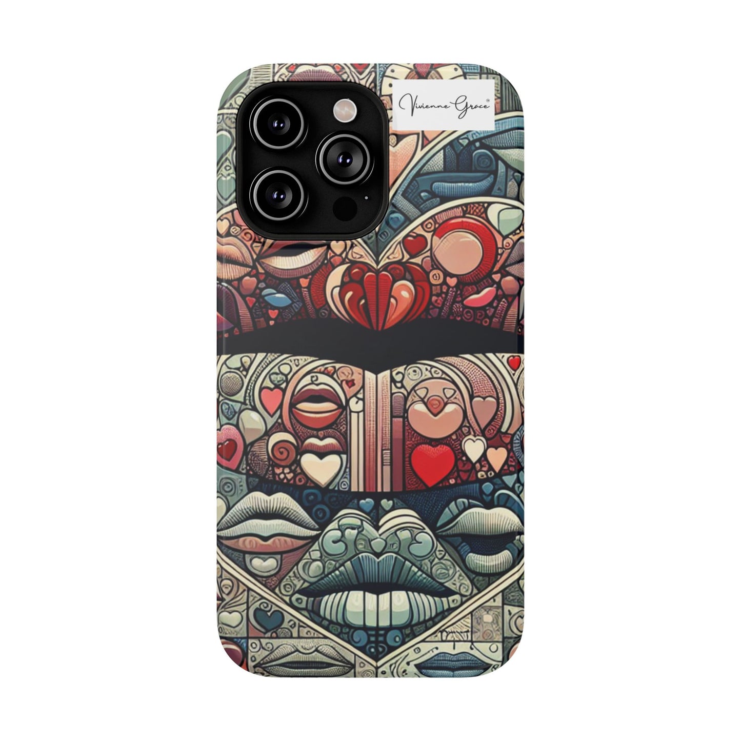 IPhone - Impact-Resistant Cases - BLUE LIPS - Vivienne Grace