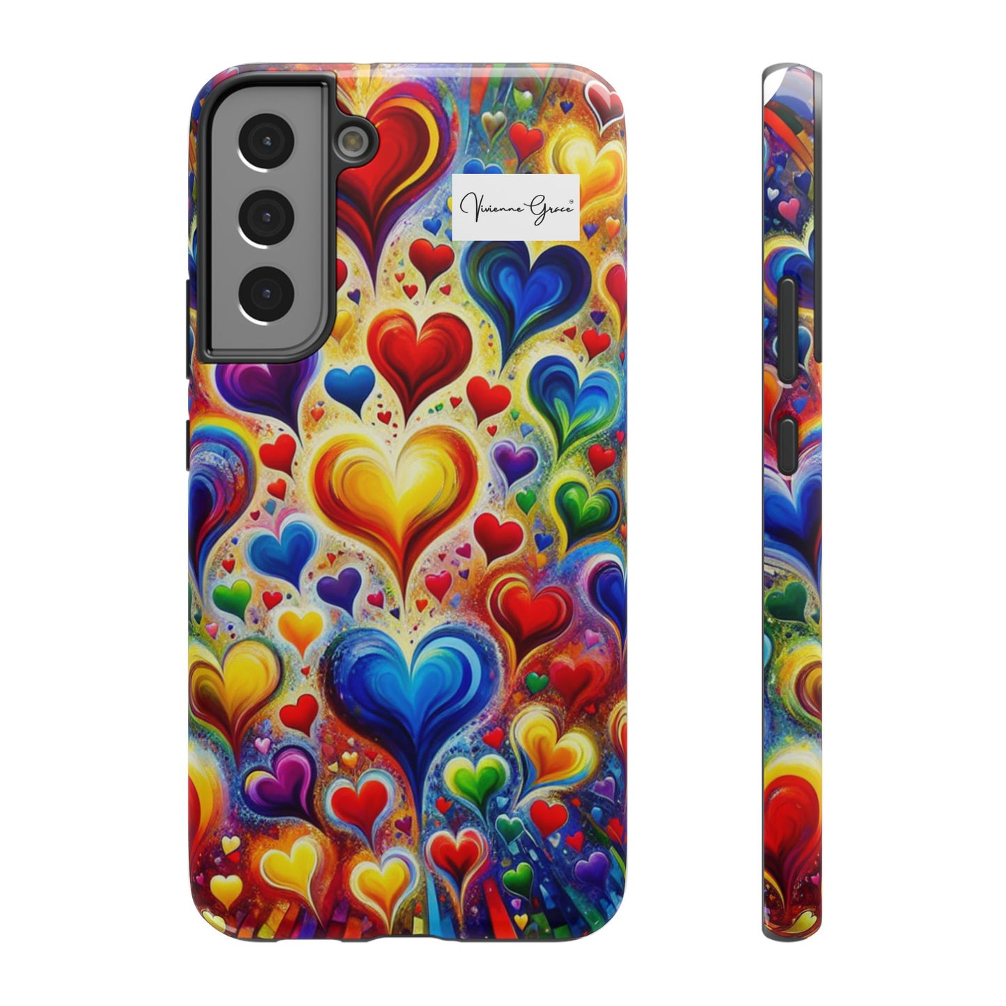 Samsung Galaxy - Impact-Resistant Case - BRIGHT HEARTS - Vivienne Grace