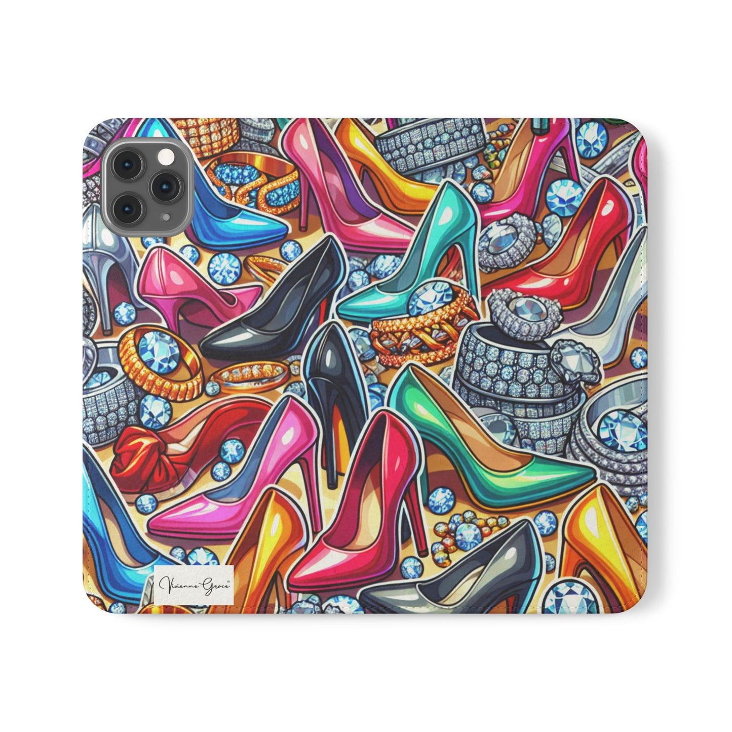 IPhone - Flip Case - STILETTO HEELS - Vivienne Grace