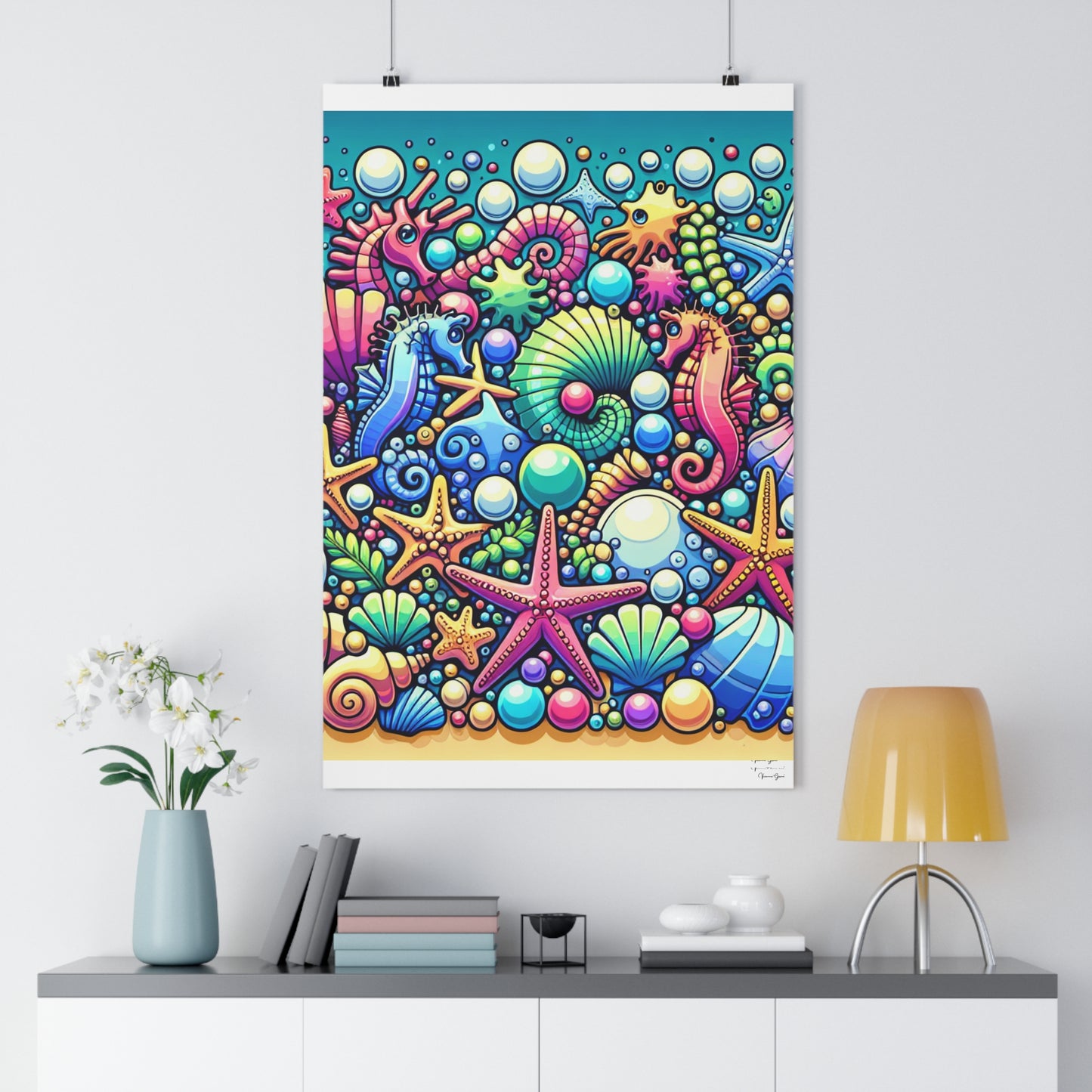 Giclée Art Print - BEACH BAUBLES