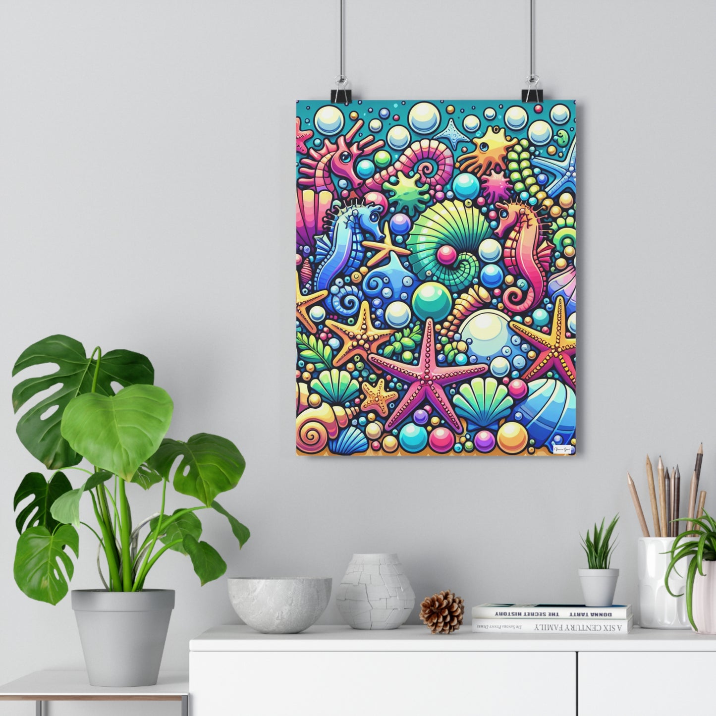 Giclée Art Print - BEACH BAUBLES