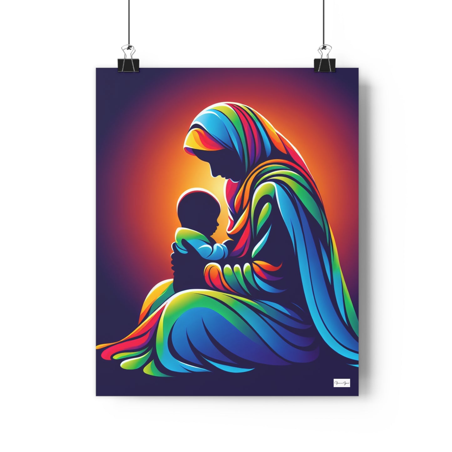 Giclée Art Print - Loving Mother - Vivienne Grace