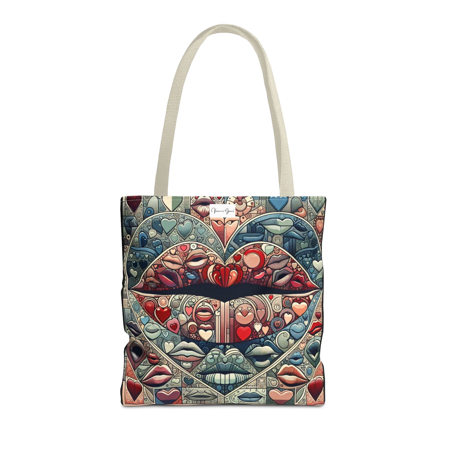 Tote Bag - BLUE LIPS - Vivienne Grace