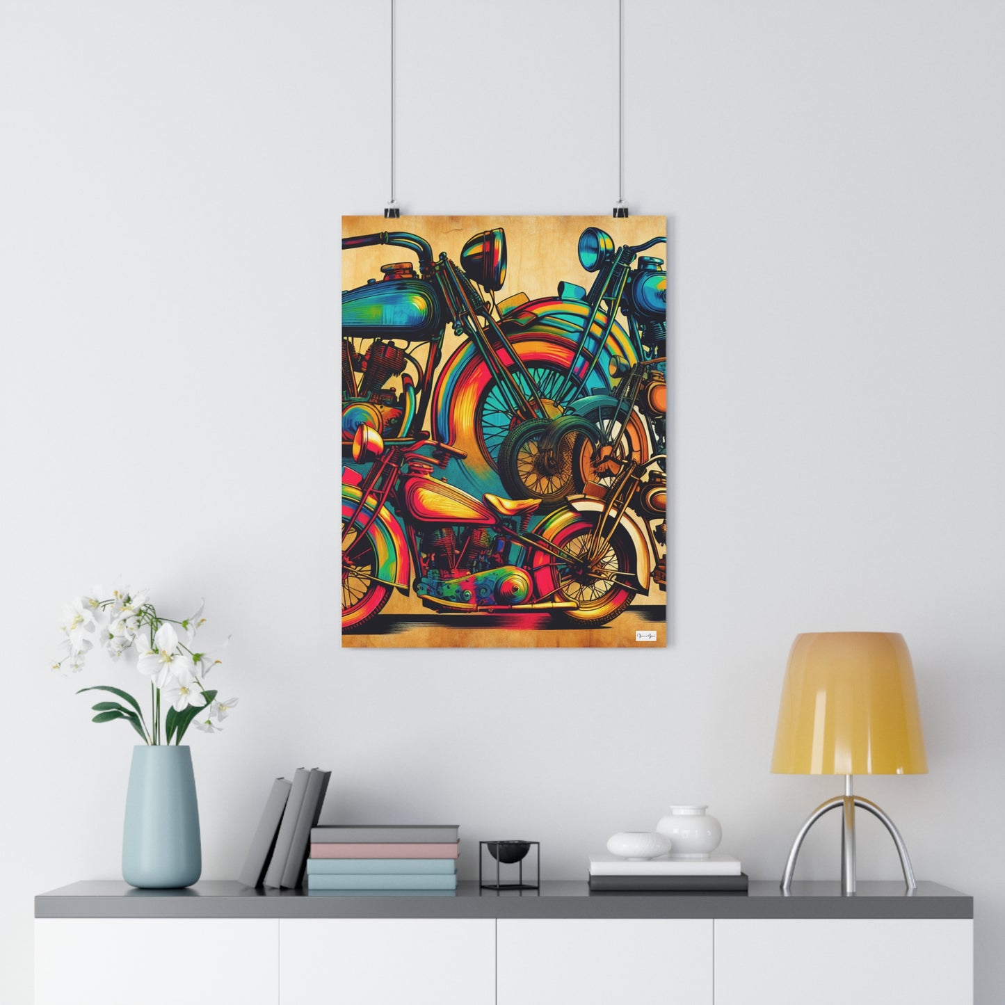 Giclée Art Print - Motorcycles - Vivienne Grace