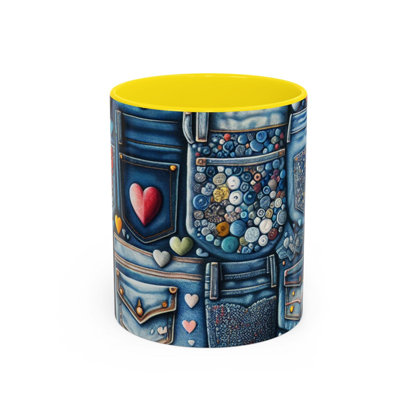 Accent Coffee Mug - BLUE JEANS - Vivienne Grace