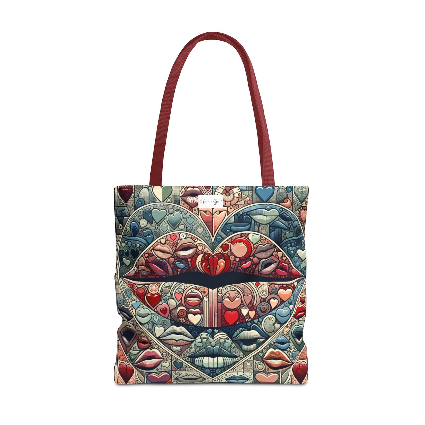 Tote Bag - BLUE LIPS - Vivienne Grace