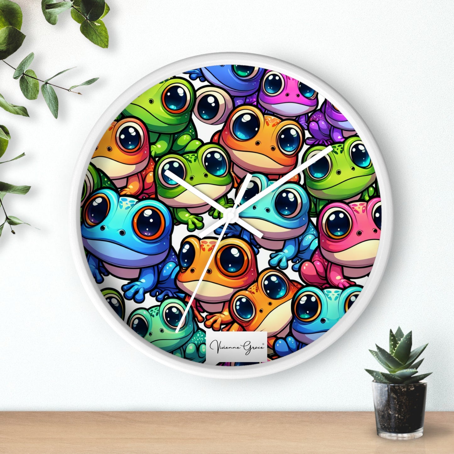 Wall Clock - FUN FROGS