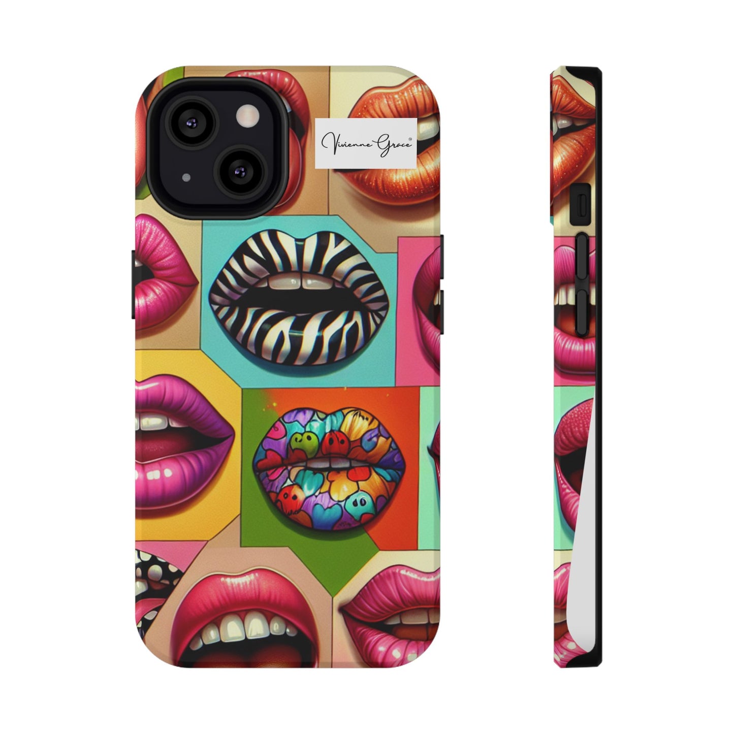 IPhone - Impact-Resistant Case - LIPS - Vivienne Grace