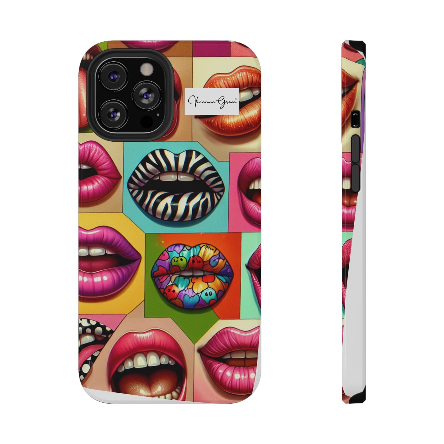 IPhone - Impact-Resistant Case - LIPS - Vivienne Grace