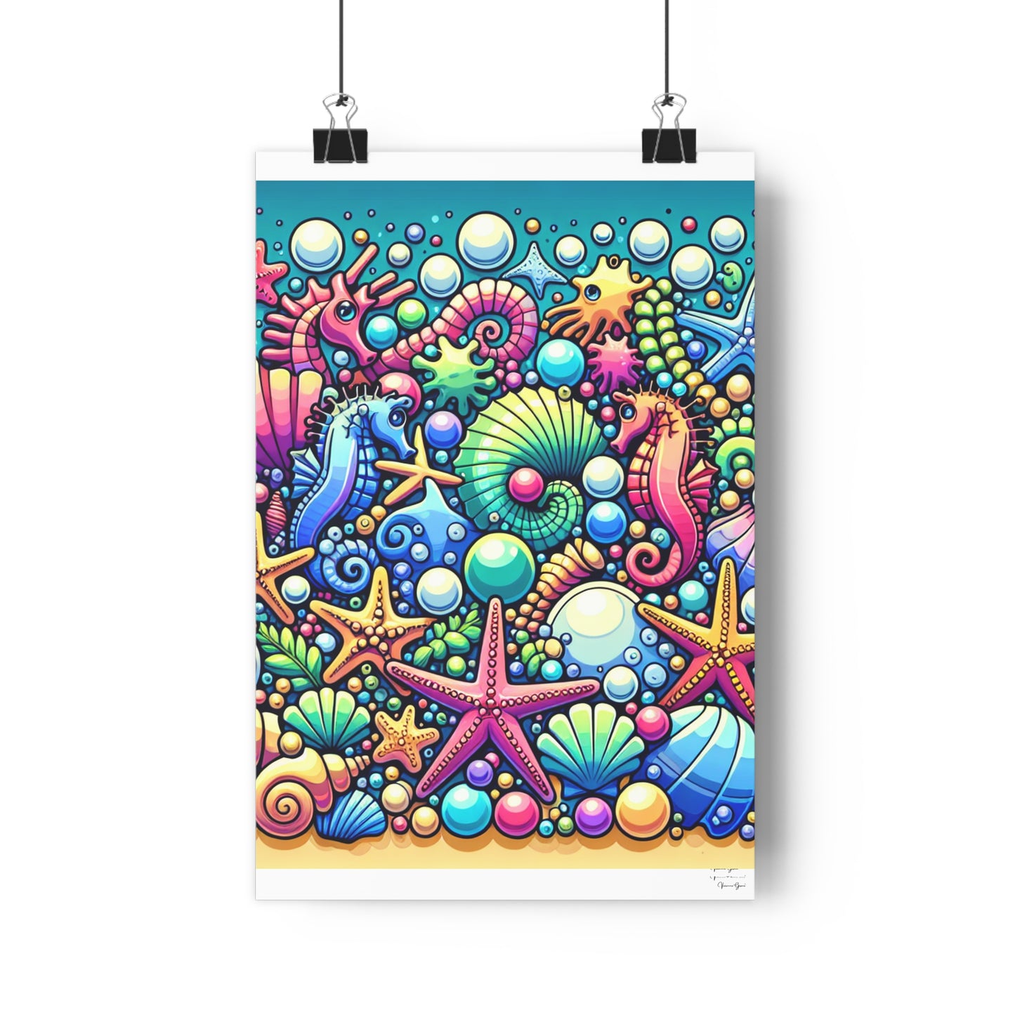 Giclée Art Print - BEACH BAUBLES