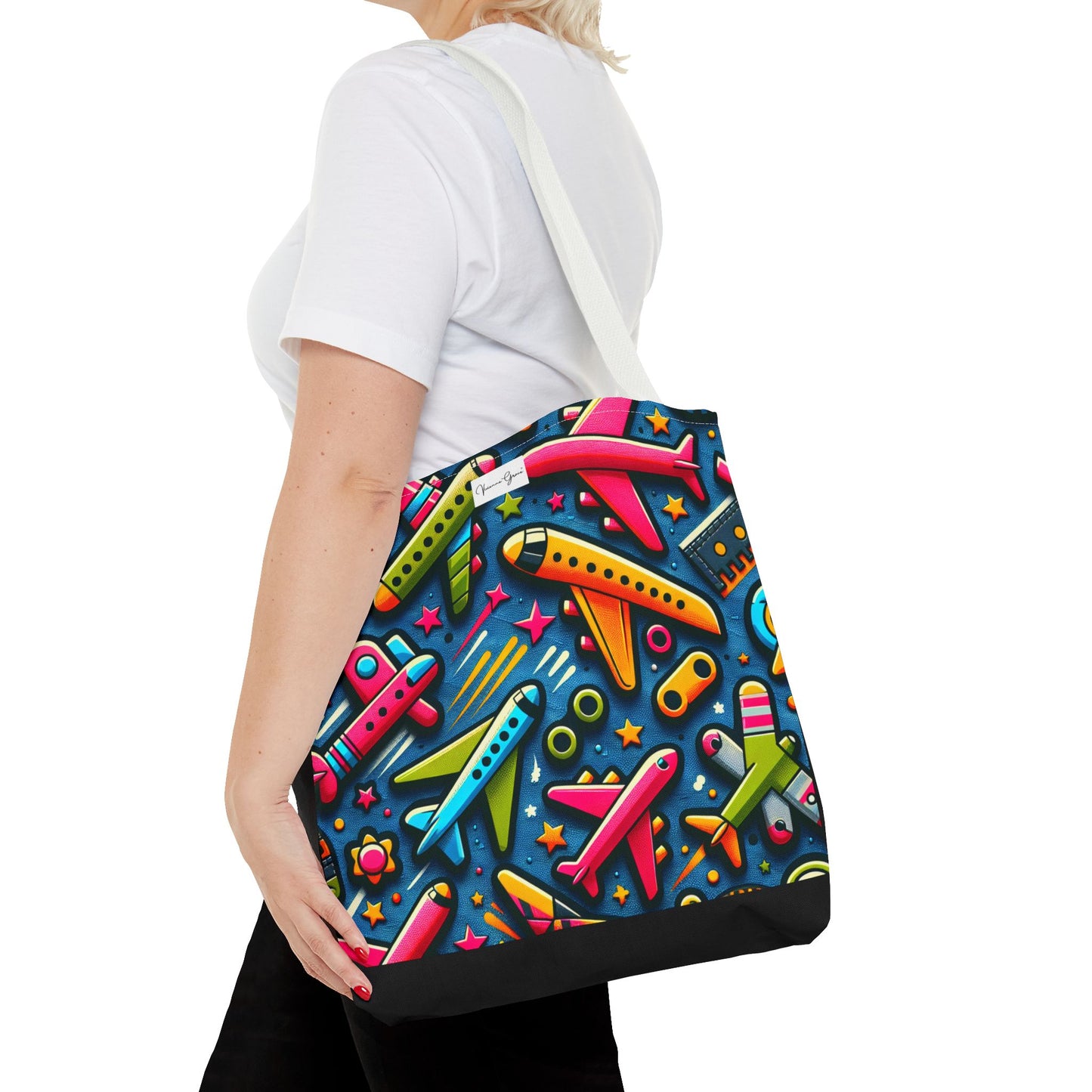 Tote Bag - AIRPLANES - Vivienne Grace