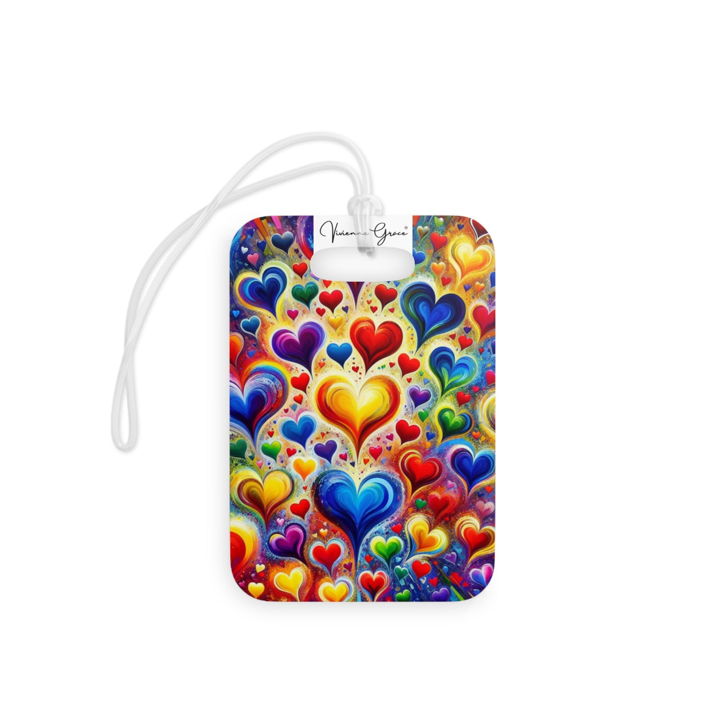Luggage Tag - BIG HEARTS - Vivienne Grace