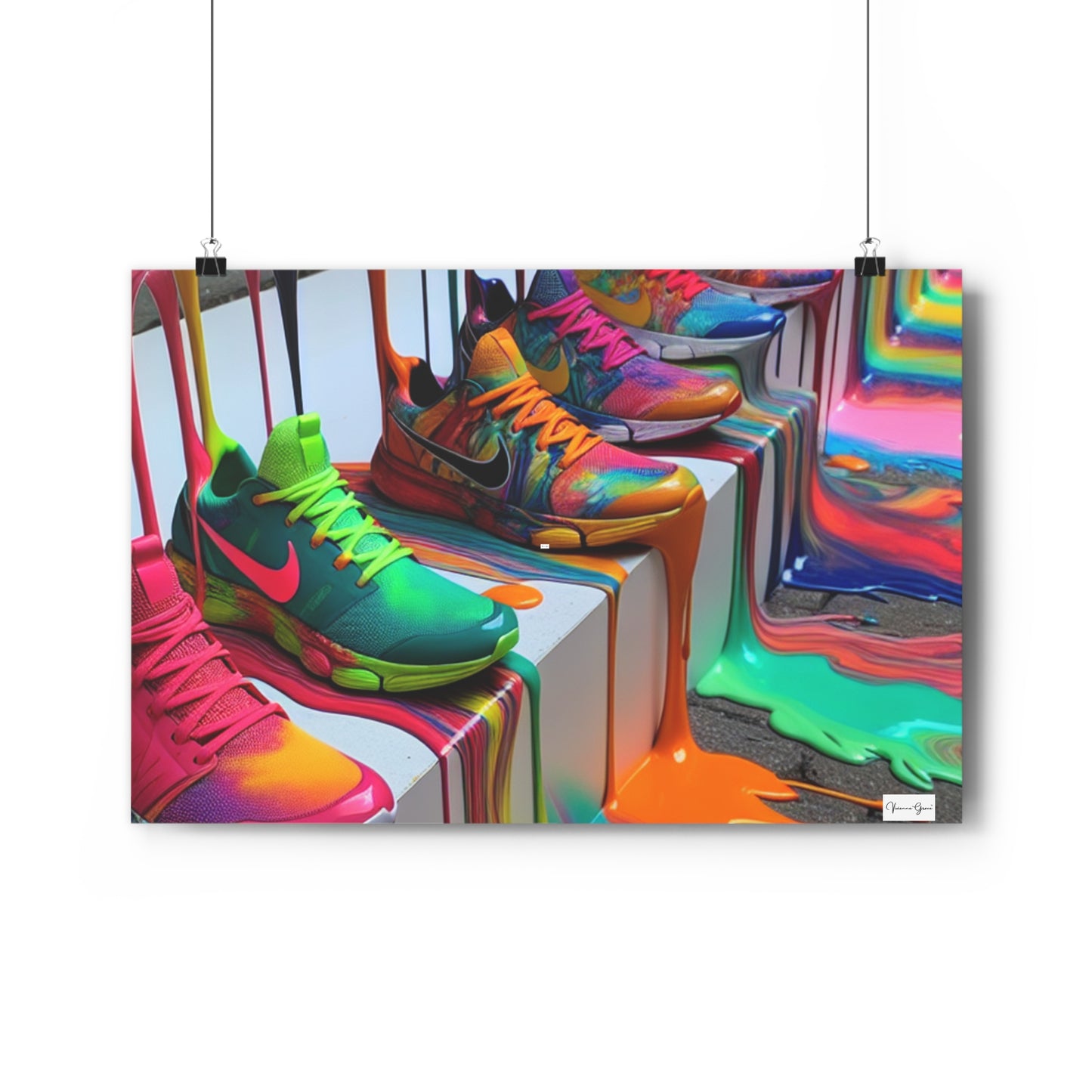 Giclée Art Print - Sneaker Fun - Vivienne Grace